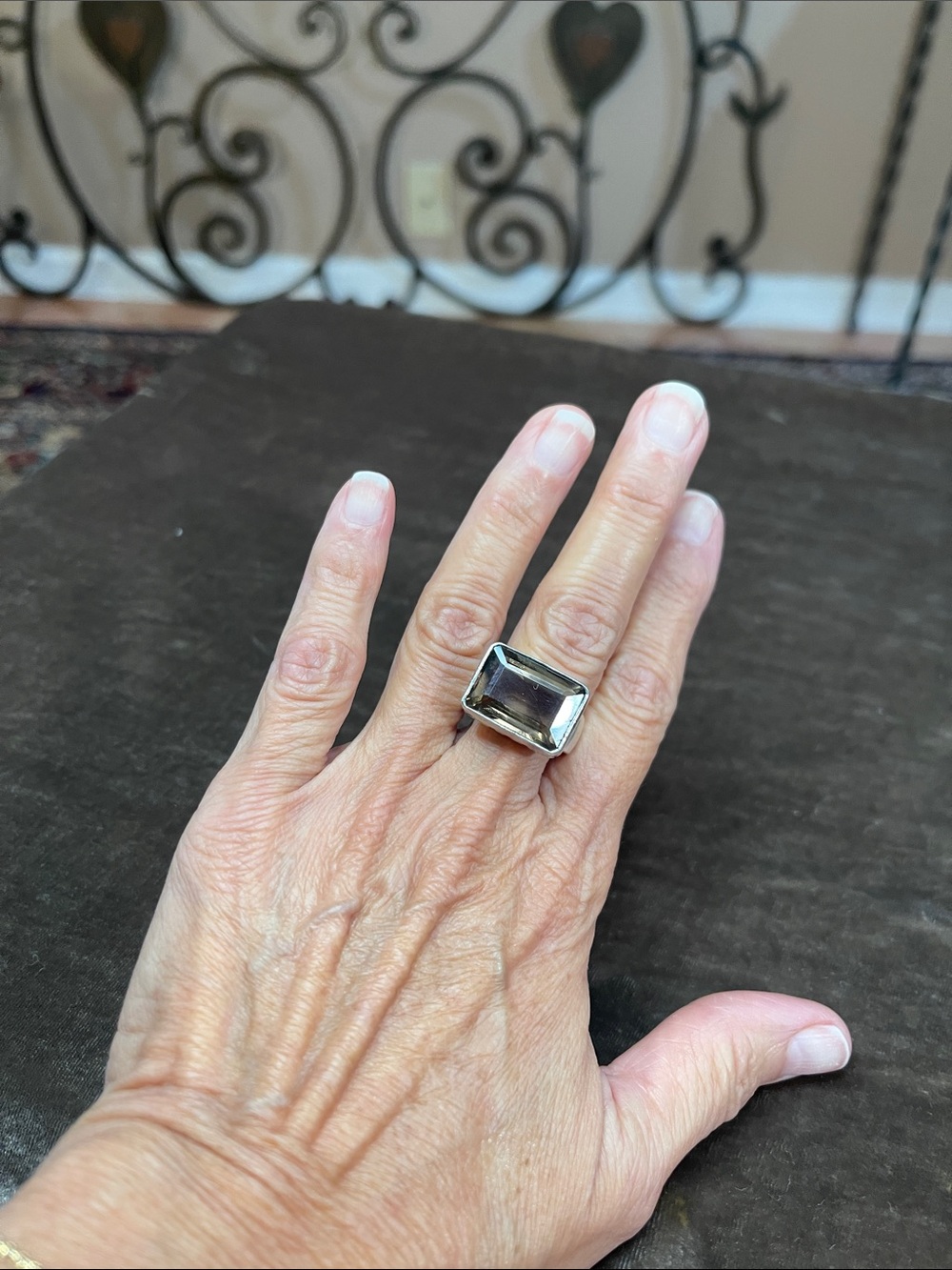 925 Sterling Silver Smoky Quartz Ring - Women's Brighton Collectibles.
